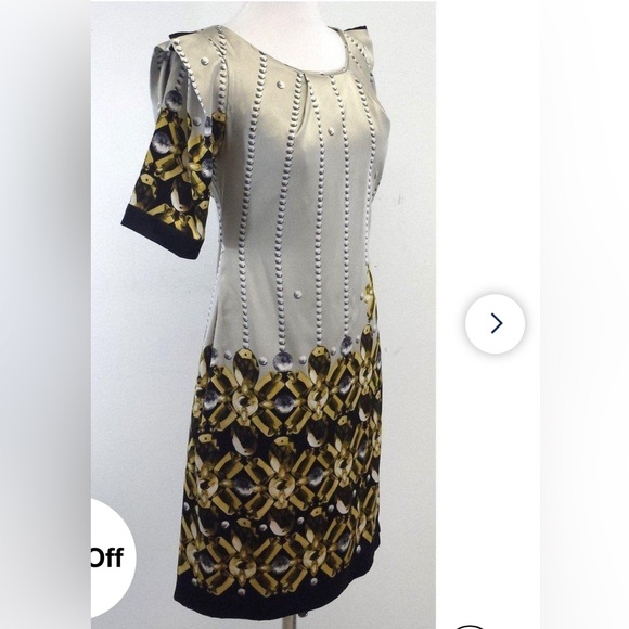 Yoana Baraschi 100% silk Jewel motif dress - Picture 2 of 6